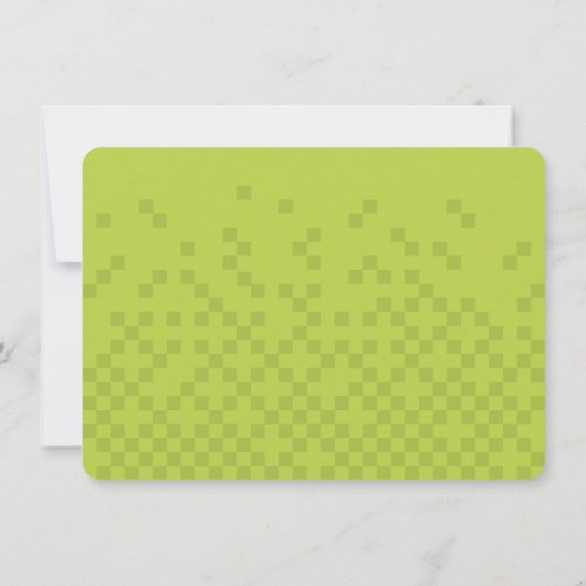 ゲーミモダンング感謝していバー(ユダヤ教の)バル・ミツバーネイビーブルーライム サンキューカード (裏面)