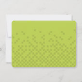 ゲーミモダンング感謝していバー（ユダヤ教の）バル・ミツバーネイビーブルーライム サンキューカード (裏面)