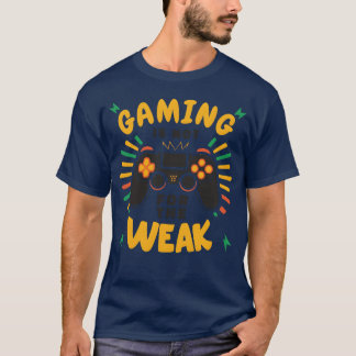 ゲーミングは弱い者向けじゃない ビンテージ レトロ Tシャツ