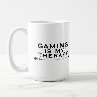 ゲーミングは私のセラピー 面白いゲーマー コーヒーマグカップ