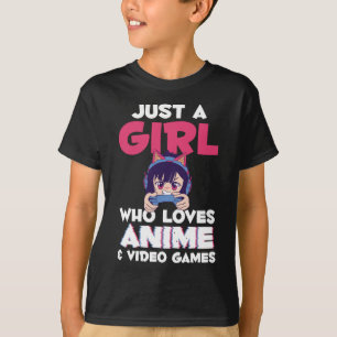 ゲーミングアニ日本のメガールマンガオタクキッズ Tシャツ