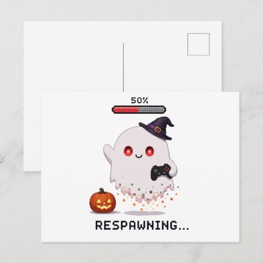 ゲーミングゴースト ハロウィンリスポーン ポストカード (正面/裏面)