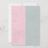 ゲーミングジョインボーイガールピンクブルー誕生日 招待状 (裏面)