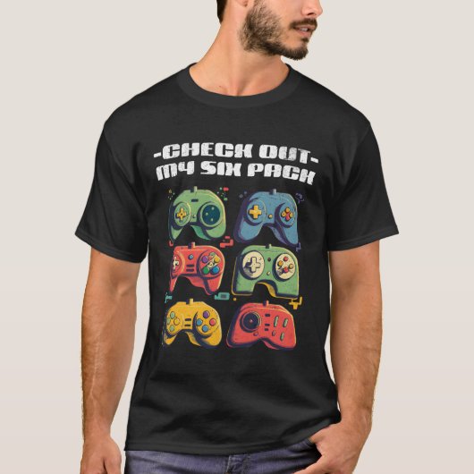 ゲーミングスキルと家族を自慢しよう fa tシャツ (正面)