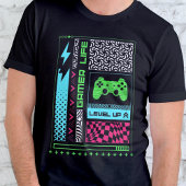 ゲーミングストリートウェアカラフル Tシャツ