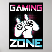 ゲーミングゾーン， Mancave – ビデおもしろいオゲーマー，ゲーム ポスター (正面)