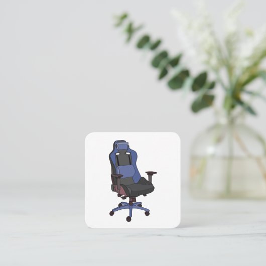 ゲーミングチェア スクエア名刺 (スタンド正面)