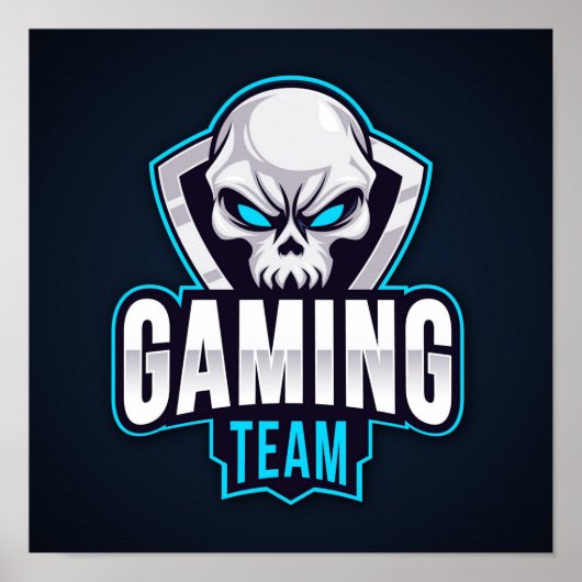 ゲーミングチームスカル ポスター (正面)