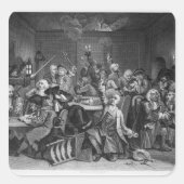 ゲーミングハウスのシーン スクエアシール (正面)