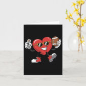 ゲーミングハート ビデオゲーム フットボール バレンタインデー カード (黄色い花)