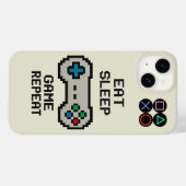 ゲーミングフォンケース - ピクセルアートゲーマー保護 Case-Mate iPhoneケース (裏面 (横))