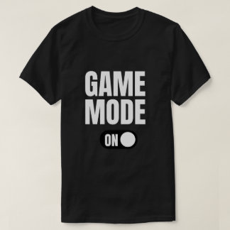 ゲーミングモード オン 面白い ゲーマー Tシャツ | レトロ ビデオ ゲーム