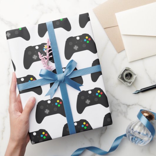 ゲーミングラッピングペーパー、ビデオゲームギフトラップ ラッピングペーパー (ギフト)