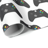 ゲーミングラッピングペーパー、ビデオゲームギフトラップ ラッピングペーパー (ロールコーナー)