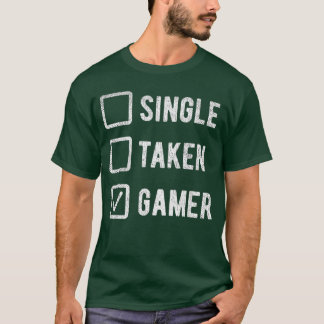 ゲーミングラバー ユーモア サルカスティック シングルアケン ゲーム Tシャツ