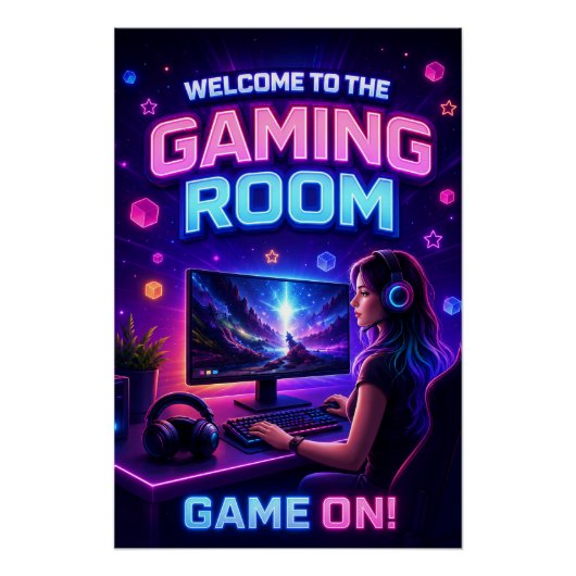ゲーミングルームへようこそ - ゲームオン! ポスター (正面)