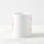 ゲーミング中+ラーメン食べ中につき声が聞こえない面白グッズ コーヒーマグカップ (中央)