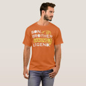 ゲーミング伝説の兄・弟 ヴィンテージな友達へのギフト Tシャツ (正面フル)