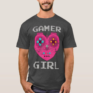 ゲーミング女子 ギフト ゲーム コントローラー Tシャツ