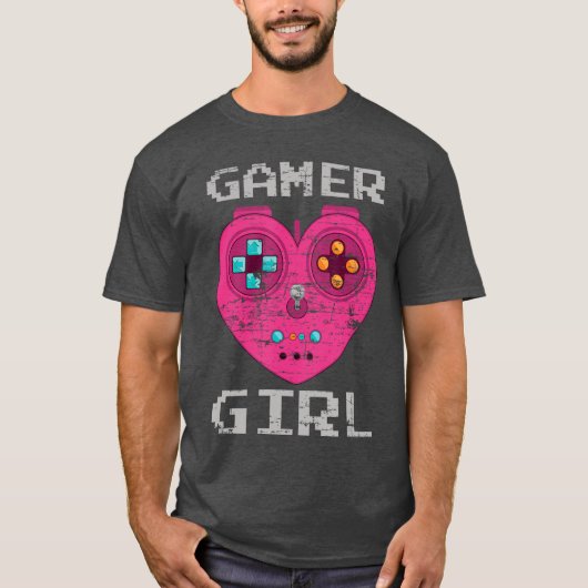 ゲーミング女子 ギフト ゲーム コントローラー Tシャツ (正面)