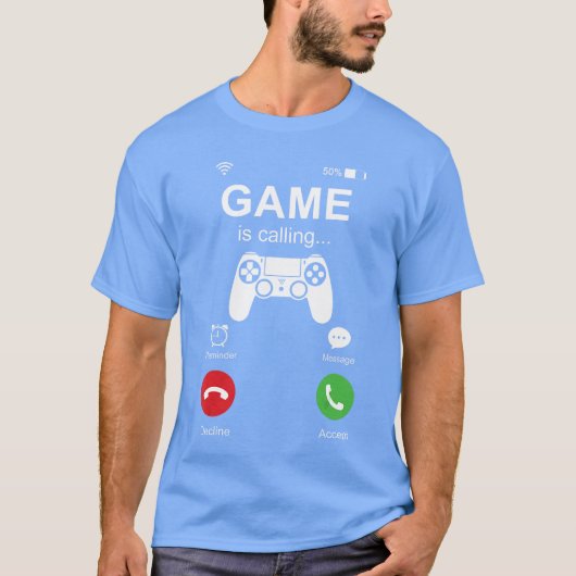 ゲーミング男子のための面白ゲーマーグッズ Tシャツ (正面)