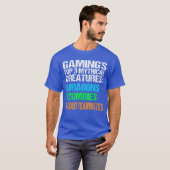 ゲーミング神話生物ドラゴンゾンビ好敵手 Tシャツ (正面フル)