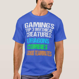ゲーミング神話生物ドラゴンゾンビ好敵手 Tシャツ