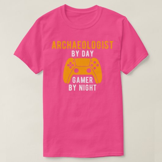 ゲーミング考古学考古学 Tシャツ (デザイン正面)