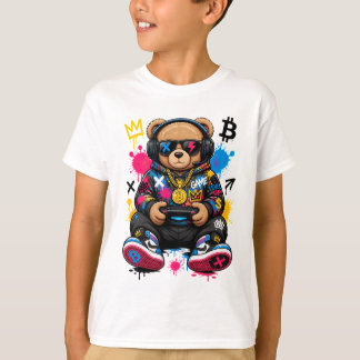 ゲーミング テディベア シャツ | ゲーマーベア Tシャツ
