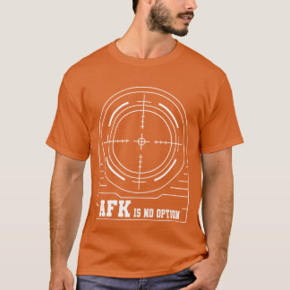 ゲーミング afk はオプション外 ゲーマー ゲームプレイ f tシャツ