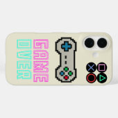 ゲーミングiPhoneケース - ピクセルアートのビデオゲームカバー Case-Mate iPhoneケース (裏面 (横))