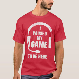 ゲーミングTシャツ Foreen Boys ゲーム一時停止中 ゲーミング vi Tシャツ
