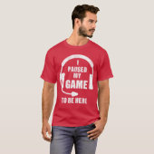ゲーミングTシャツ Foreen Boys ゲーム一時停止中 ゲーミング vi Tシャツ (正面フル)