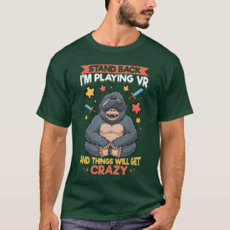 ゲーミングVRゲーマー女子 Tシャツ