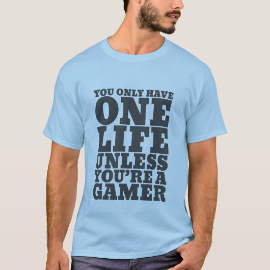 ゲームおもしろいおたく用ゲーマーTシャツ Tシャツ (正面)