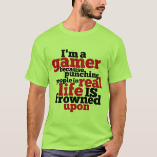 ゲームおもしろいギーク用ゲーマーTシャツ Tシャツ
