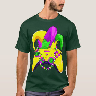 ゲームおもしろいマーディグラスビデオゲームTシャツ Tシャツ