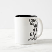 ゲームおもしろい用ゲーマー引用文おたくビデオゲームギーク ツートーンマグカップ (正面右)