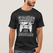 ゲームおよびボディビルビデオゲーム制御装置 Tシャツ (正面)