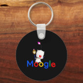 ゲームかわいいMoogle Kupo Gamerビデオゲーム キーホルダー (正面)