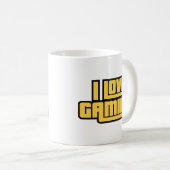 ゲームが大好きコーヒーマグ コーヒーマグカップ (正面右)