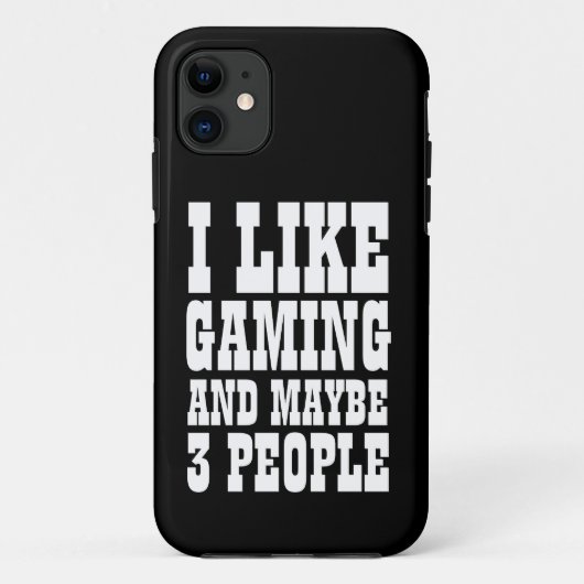 ゲームが好きでたまに3人で遊ぶ Case-Mate iPhoneケース (裏面)