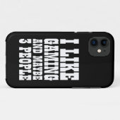 ゲームが好きでたまに3人で遊ぶ Case-Mate iPhoneケース (裏面(横))