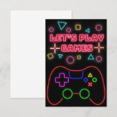 ゲームが楽遊しむ 出欠カード (正面/裏面)