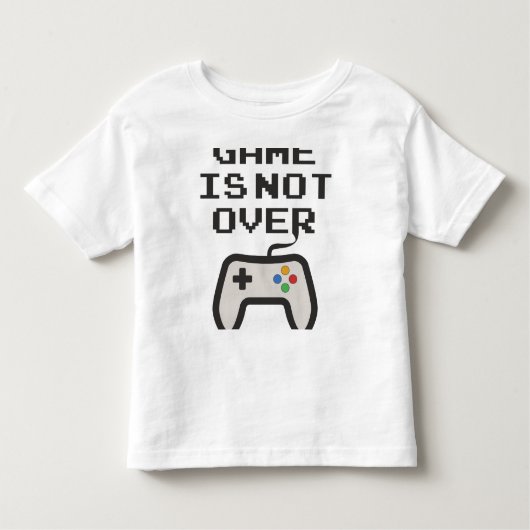 ゲームが終了していない トドラーTシャツ (正面)