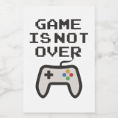 ゲームが終了していない フードラベル (シングルラベル)