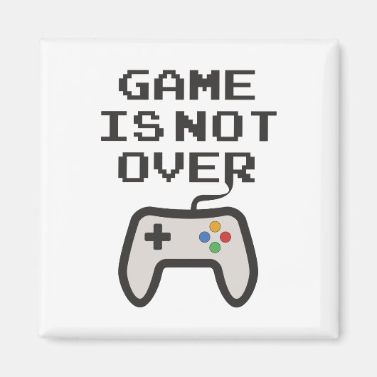 ゲームが終了していません マグネット (正面)