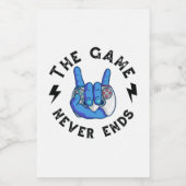 ゲームが終了しない フードラベル (シングルラベル)