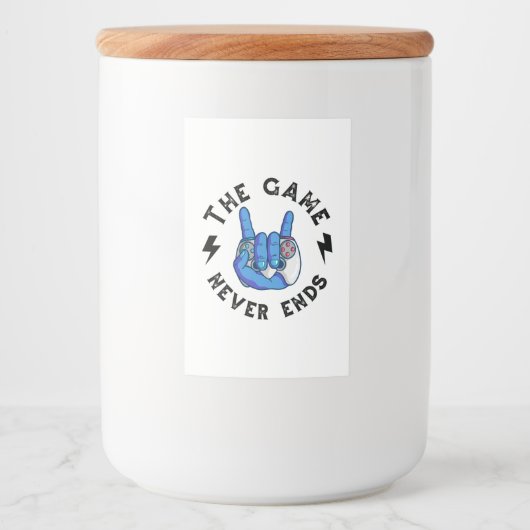 ゲームが終了しない フードラベル (正面)