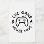 ゲームが終了しない フードラベル (シングルラベル)